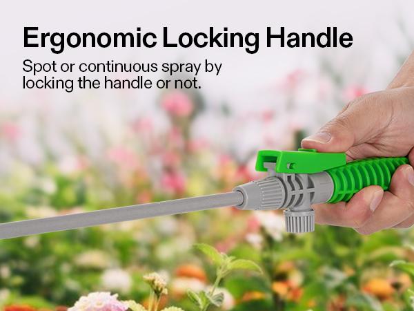 VIVOSUN Pump Sprayer, Portable Water Spray Bottle in Lawn and Garden Yard, Weed Sprayer for Plants with 3 Nozzles, Adjustable Shoulder Strap, Pressure Relief Valve