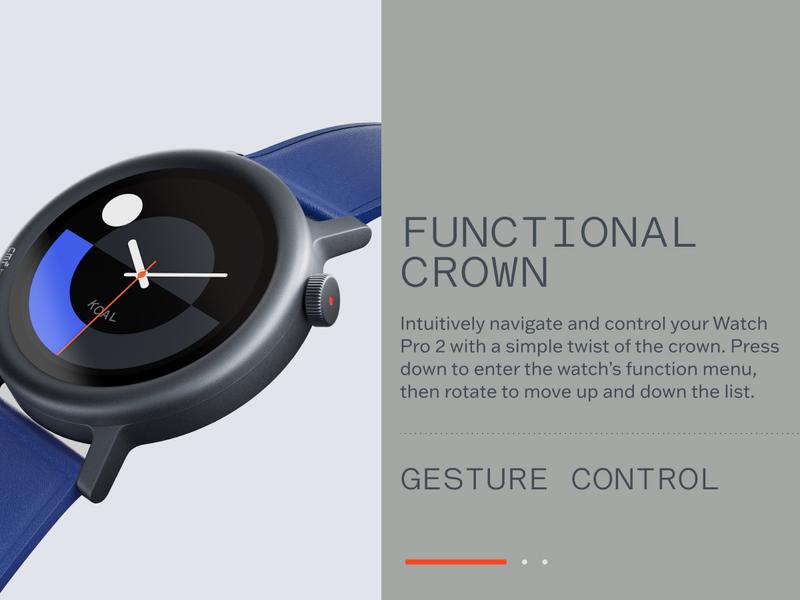 CMF Watch Pro 2 Smartwatch for Men and Women, Automatic Fitness Tracker with Heart Rate and SpO₂ Monitoring, 120 Sports Models, Bluetooth Calls with AI Noise Reduction Microphone, Portable Phone Functionality, Recceding Design, IP68 Waterproof GPS Outdo