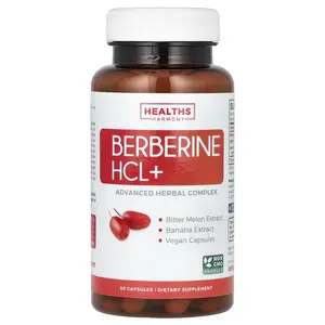 Healths Harmony Berberine HCL+, 60 Capsules