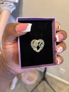 Barb Heart Ring