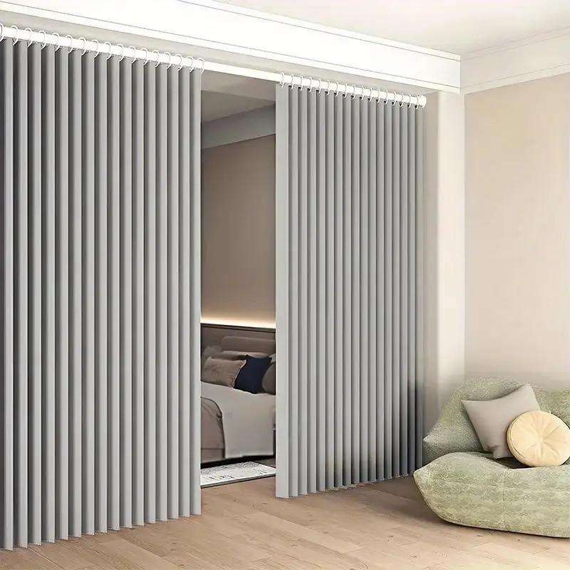 Large Size Partition Curtain Foldable Design Easy Installation Effective Privacy Protection Room Divider Curtains Metal Hooks No Rod Included Door Curtain Curtain For Windows Window Curtain Folding Door Curtain