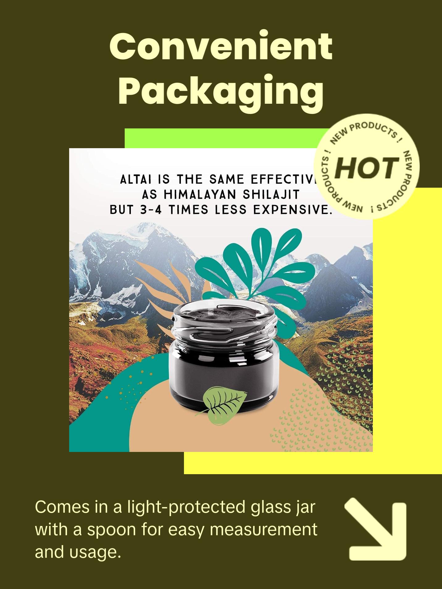 Pure Shilajit Resin with Spoon, High Nutritional Potency, Plant-Derived Trace Minerals & Fulvic Acid