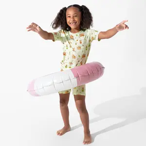 Capybara Boba Bamboo Kids Pajama Short Set