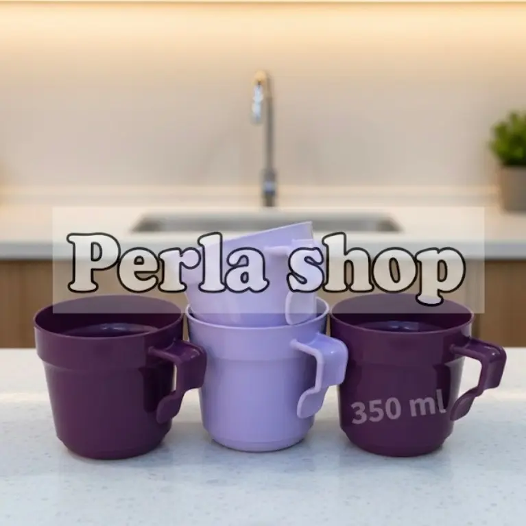 Aloha 350 ml Stylish Drinkware Mug, Elegant Lilac & Purple Coffee Cup for  Drink Use - TikTok Shop