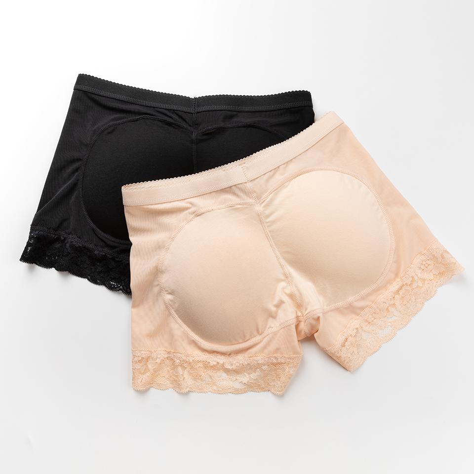 Women's Contrast Lace Butt Lifter Panties Padded Shapewear Fajas BBL Hip Enhancer Pads Shorts  Underwear Tummy Control Boyshorts for Women, Ladies Shapewear Bottoms for Daily Wear