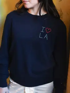 "i heart LA" Women's Crewneck
