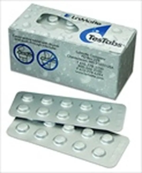 Chlorine DPD 3r Tabs (DPD No. 3 Test Tablets), Blister-Packaged Box of 1000, Compatible with Pool Manager Kits for Pool Maintenance Chlorine Testing, Test For Chlorine