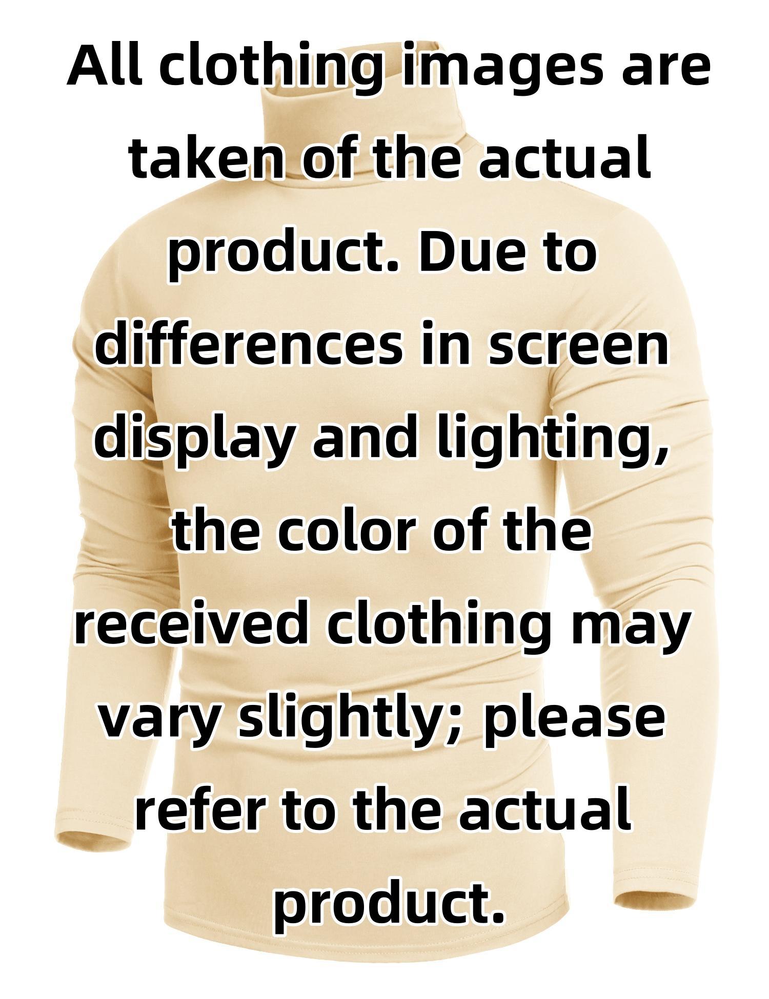 COOFANDY Fall Outfits Men's knitwear Men's Casual Slim Fit Turtleneck T Shirts Lightweight Basic Cotton Pullovers Classic Fashion Menswear Knit  Runs Large Sweater Sweater