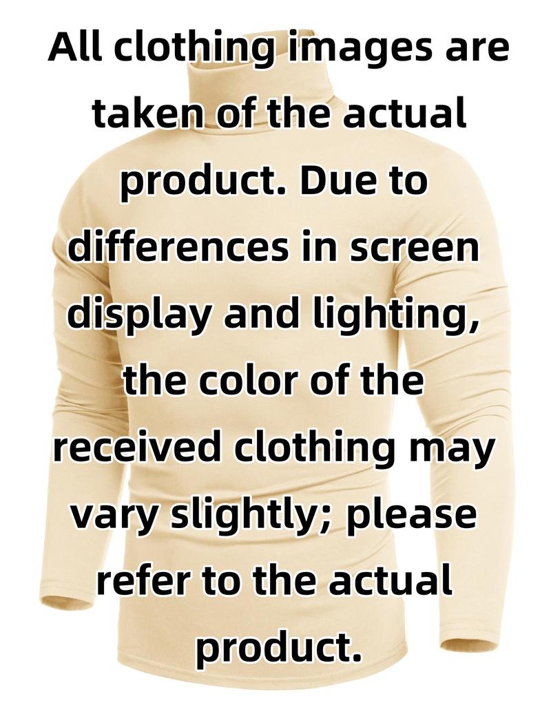 COOFANDY Fall Outfits Men's knitwear Men's Casual Slim Fit Turtleneck T Shirts Lightweight Basic Cotton Pullovers Classic Fashion Menswear Knit  Runs Large Sweater Sweater