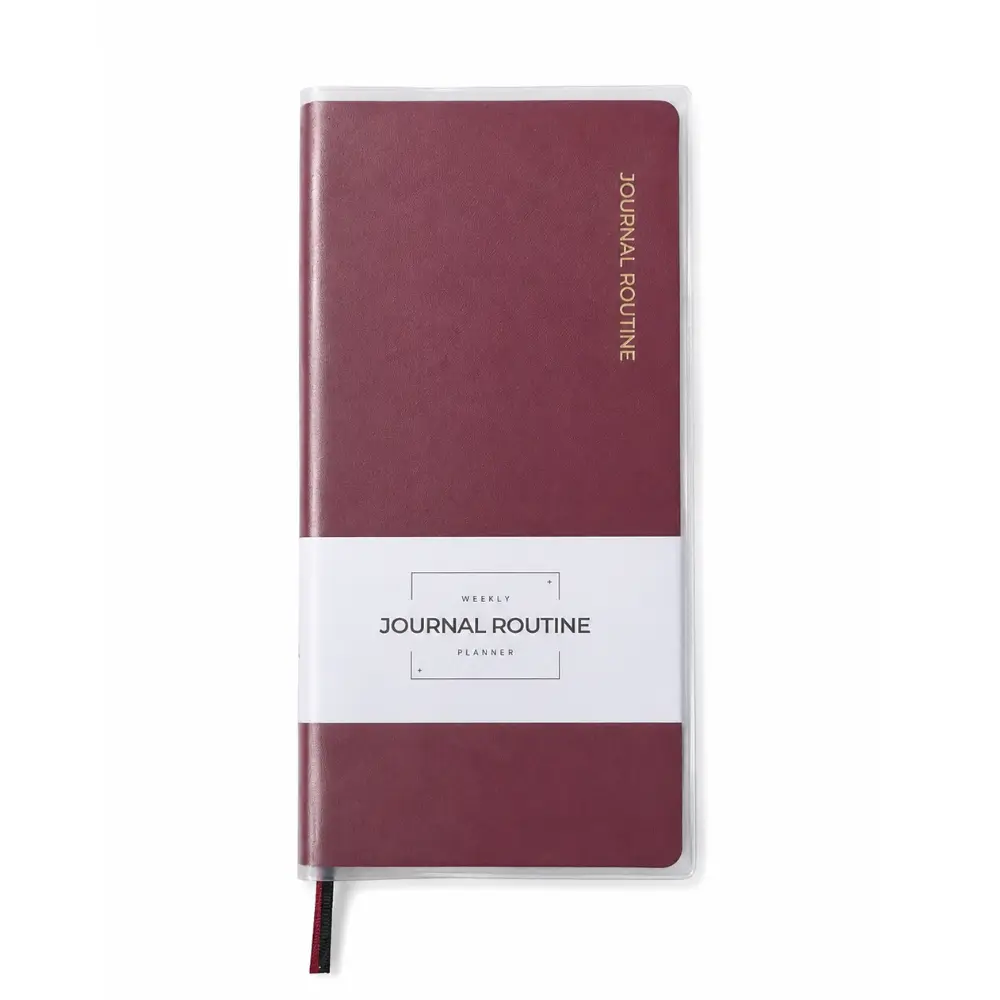 Weeks Planner Notebook – 144 Pages, Hardcover Slim Weekly Planner, Monthly & Weekly Layout, Pocket Planner, 100 GSM Paper