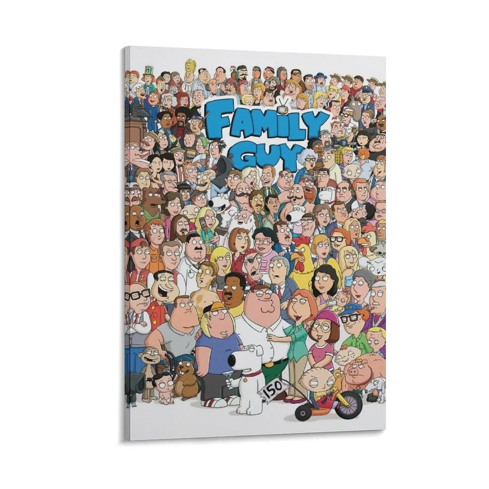 Family Guys TV Series Poster. Cartoon Characters Wall Poster. Canvas Art Poster And Wall Art Picture Print.family Bedroom Decor. Poster Canvas Wall Art For Bedroom Decor Bar Office Room Decor Gift