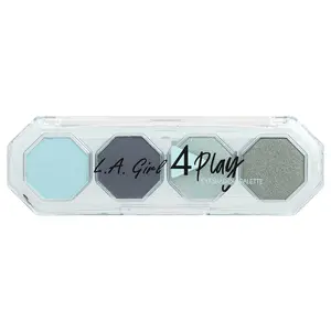 L.A. Girl 4 Play Eyeshadow Palette, GES231 All Nighter, 0.11 oz (3.2 g)