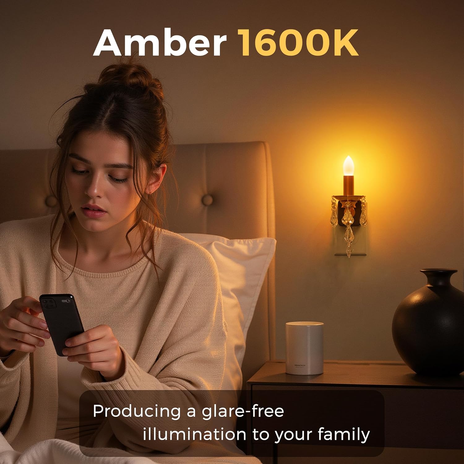 DORESSHOP Candle Style Night Light with Light Sensor, Flameless Decoration Light with Function for Dinng Room,Living Room, Bedroom