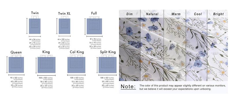 Ruvanti 100% Cotton Percale Sheet Set – Ultra Soft Hotel-Quality Bedding with Deep Pockets, Breathable, Elegant Design, Soft Touch, OEKO-TEX Certified