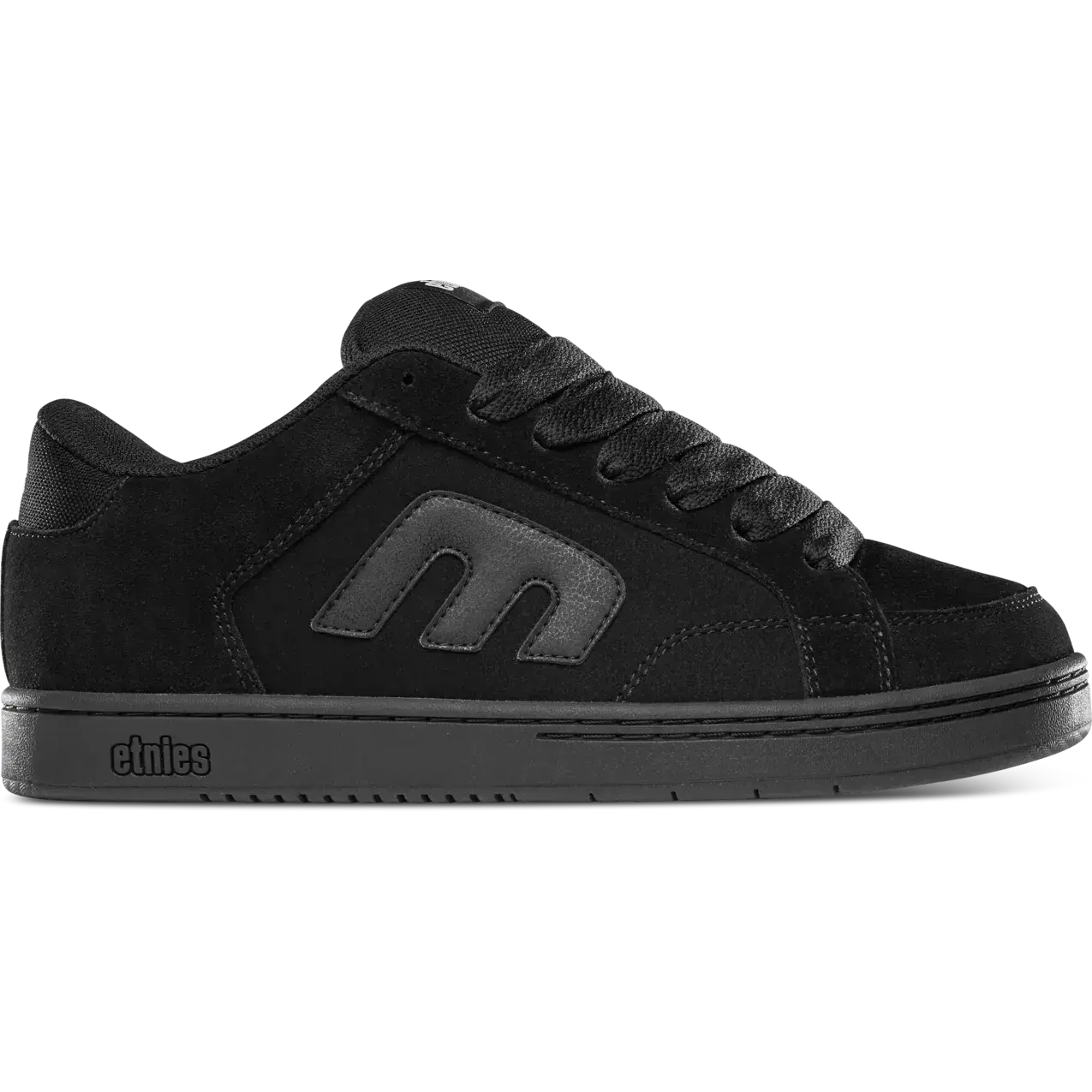 etnies Kingpin 2K Black Skate Shoes – 2000s Chunky Heritage Reissue  Sneakers, Padded Tongue, Durable and Wide Fit.