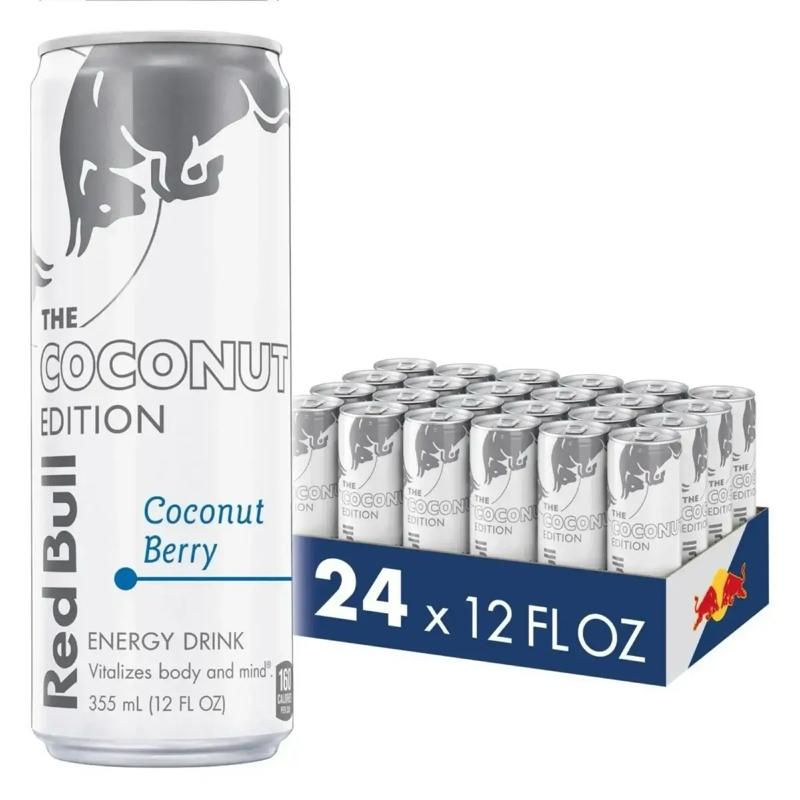 Red Bull Energy Drink, Coconut Edition, Coconut Berry, 12 Fl Oz (24 pack)