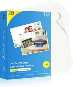 ‎LOTHANEK 100 Pack Thermal Laminating Pouches 5 Mil, 11.5X 17.5 Inches Clear Laminating Sheets, Wide Size Compatibility Office Laminating Supplies for Letter, Photo, Card and ID Badge (100)