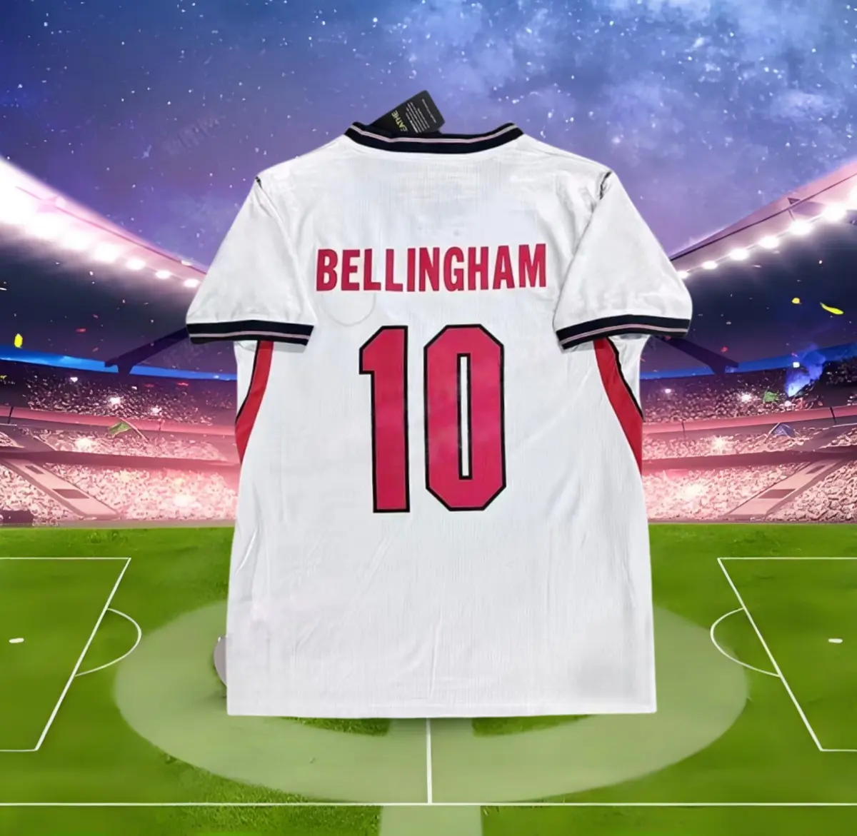 2026 White National Team Away Match Bellingham No. 10 Jersey