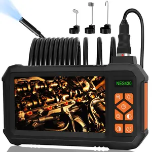 NES430 Portable High Resolution Professional Diagnostic Tool 4.3inch Screen Dual Lens 1080p Hd Industrial Endoscope
