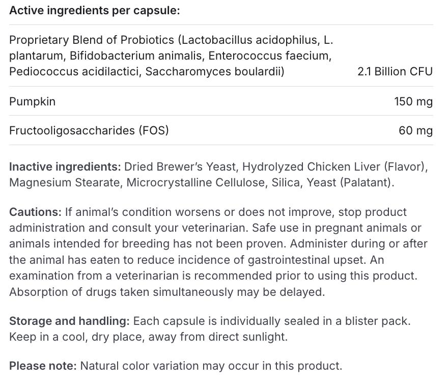 PetLab Co. Cat Probiotic Probiotic Supplement – Daily Support for Digestive & Gut Health