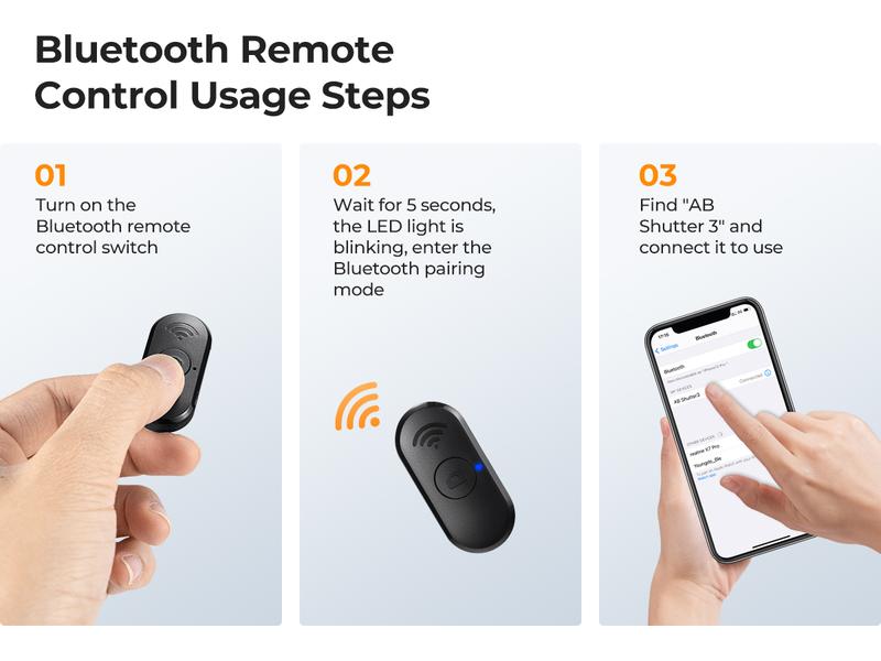 K&F CONCEPT Selfie Stick Tripod – 2-in-1 Phone/Camera Stand with Built-in Remote| For iPhone/Android, Works with Selfie Accessories & GoPro/DJI/Insta360| Ideal for Travel/Live Streaming/Vlogging/Daily Use