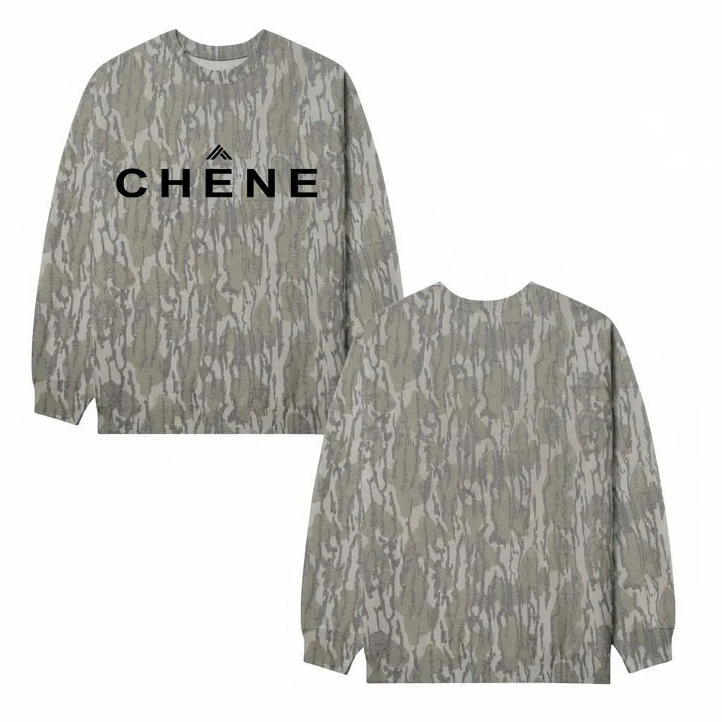 CHENE Mossy Oak Camo SweatShirt Unisex Bottomland 3D Hunting Tee, camo Pattern Men's SweatShirt, 3D Camo Style SweatShirt, Gift for him, Boyfriend