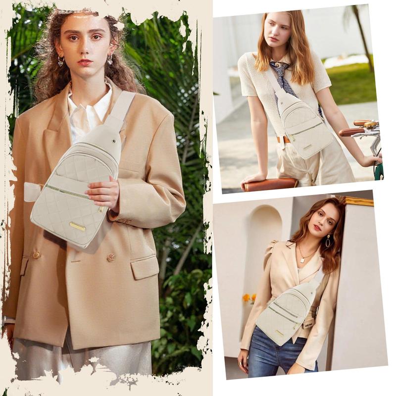 7-Color Women's Waterproof Oxford Bag | 3-in-1 Crossbody Fanny Chest Bag | Lightweight for Outings Travel