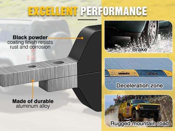 Nilight 1-1/4 inch Towing Hitch Mount Bracket for Truck Trailer RV SUV Pick Up fit Dual LED Work Light Reverse Rear Back Up Off Road Lights(Towing Hitch Mount Bracket) Without Light Tires Vehicle