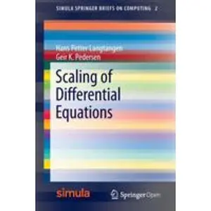 USED-Scaling of Differential Equations by Langtangen, Hans Petter (Paperback)