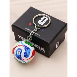 2026 Usa Mexico World Cup Soccer Keychain, Fan Souvenir Gift with Premium Gift Box for Football Lovers, Unique Collectible Accessory