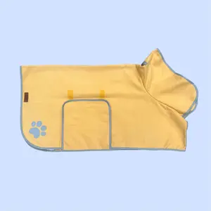 Dog Drying Robe | Super Absorbent Microfiber