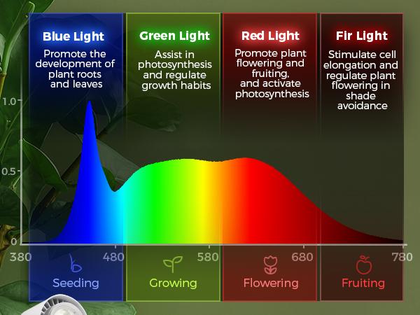 Barrina TR40c 3 x 40W LED Grow Lights 5000K | Full Spectrum, Ceiling Track & Timer | TR40c