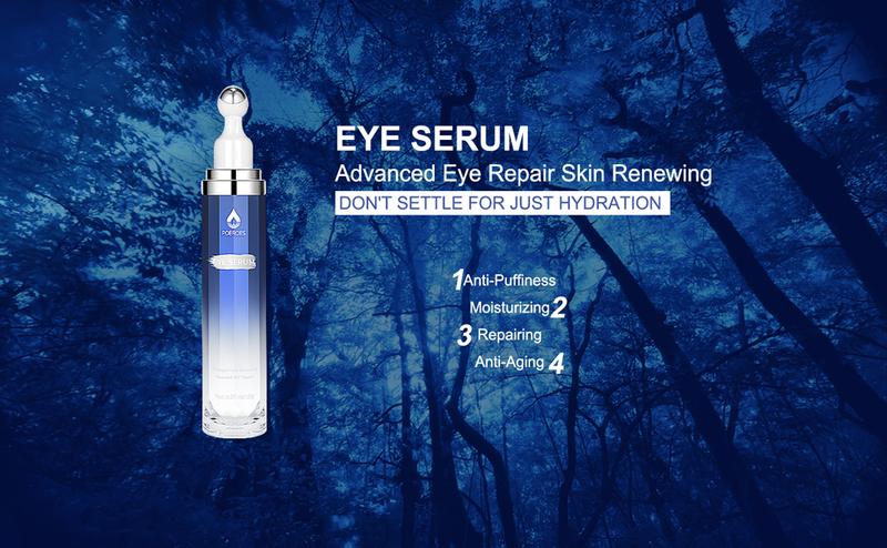 POEROES  Caffeine Eye Serum and Eye Cream Roller Eliminates Dark Circles and Puffiness, Reduces Wrinkles and Fine Lines, and Eliminates Puffiness 360°Massage Ball for a Comfortable Skincare Experience