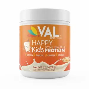 Strong Bones, Gut & Immune Support Bone Broth Protein Powder for Kids – 11g Protein, 6g Collagen | VAL Happy Kids