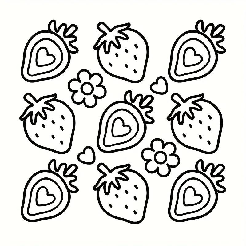 3PCS Coloring Book for Adults and Teens, Super Cute Designs, Hygge Spaces for Relaxation