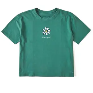 Women's LIG Daisy Short Sleeve Crusher Boxy Tee