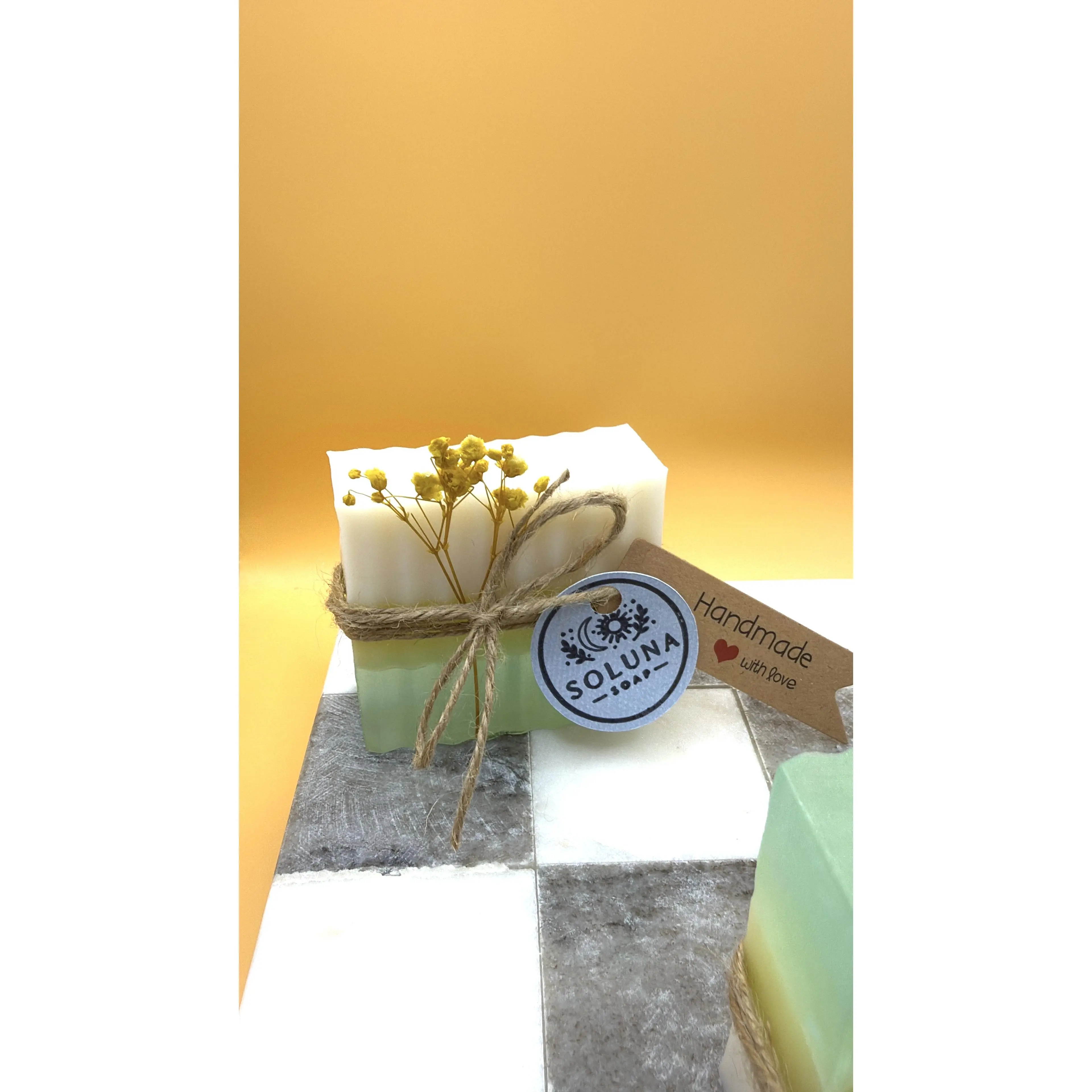 Lemon Soap Bar, Natural Body Care Cleansing Bar for Bath & Shower (Beauty & Personal Care)