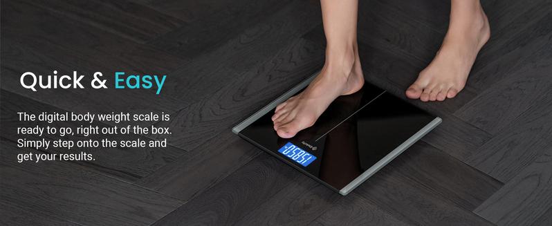 Etekcity Bathroom Scale for Body Weight, Highly Accurate, Large Size and Backlit LCD Display, Tempered Glass, 400 Pounds Healthcare Weight Scale holidayhaul Weighing Scale, EB9380H Etekcity Bathroom Scale for Body Weight, Highly Accurate, Large Size and Backlit LCD Display, Tempered Glass, 400 Pounds Healthcare Weight Scale holidayhaul Weighing Scale, EB9380H