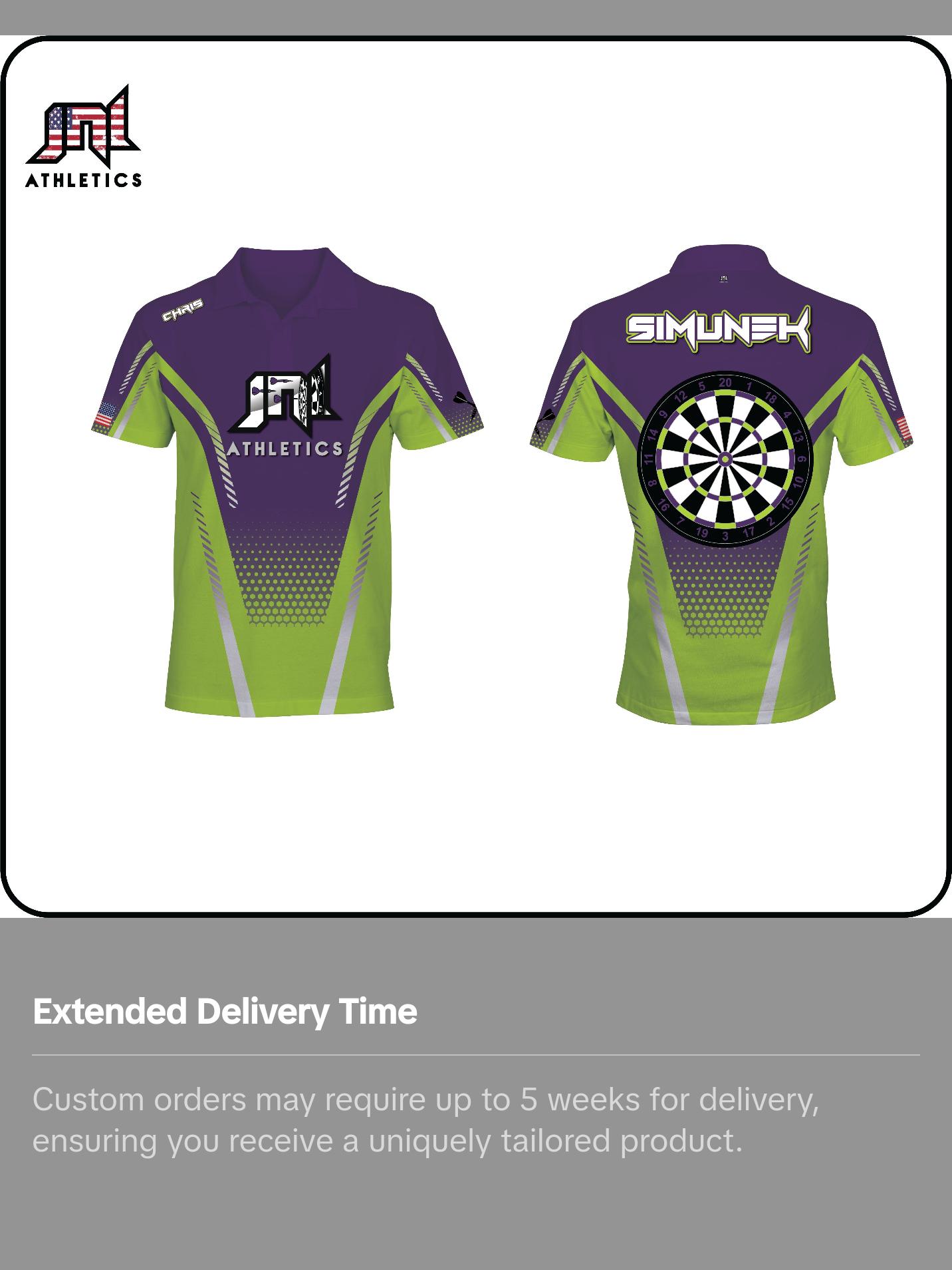 Chris Simunek Dart jersey
