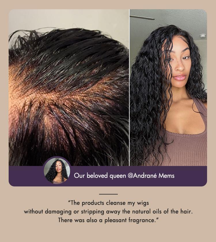 【LIVE ONLY Over$199, Get Free Set】LUVME WIG RENEWAL SYSTEM | Coconut Moisture & Effectively Cleans,Wig Renewal Shampoo & Conditioner Set | Luvme Hair Care Haircare Cleanser Cleansing