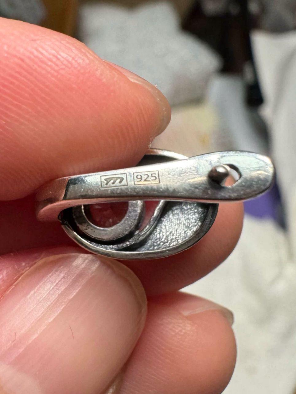 K&L signature silver sterling earrings