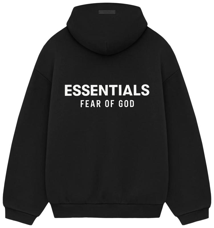 Fear of God Essentials Fleece Hoodie FW24 Black