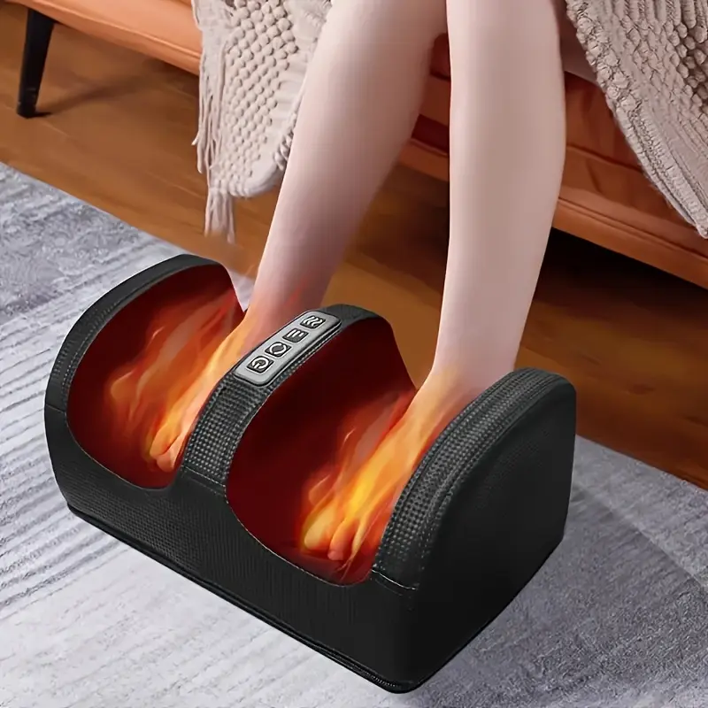 Multi-Functional Leg Foot Massager，Shiatsu foot massager with heating function for legs, arms, plantar fasciitis, relieves pain, promotes blood circulation and relaxation, a great holiday/birthday gift for both men and women，Father's Day gifts