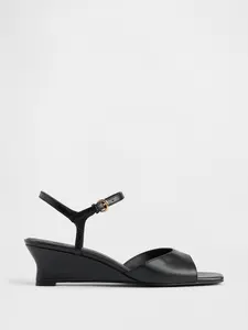 Gap Women's Vegan Leather Wedge Sandals