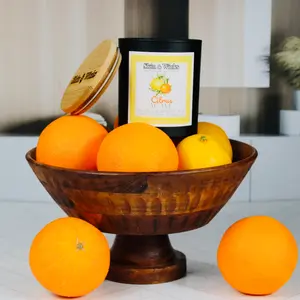 Citrus Agave Wooden Wick Candle