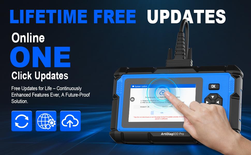 2026 TOPDON ArtiDiag 600Pro full-system diagnostic scan tool, equipped with 9 maintenance functions, supports Android and iOS systems, upgraded version of AD600S/AD500, lifetime free upgrades 2026 TOPDON ArtiDiag 600Pro full-system diagnostic scan tool, equipped with 9 maintenance functions, supports Android and iOS systems, upgraded version of AD600S/AD500, lifetime free upgrades