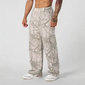 New Mens Young -Tree Camo Baggy Sweats Joggers Comfort Sweatpants S-4XL high-waisted wide-leg cargo jean