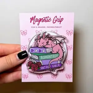 Kindle&Kobo Magnetic Grip - Romantasy Dragon Pile