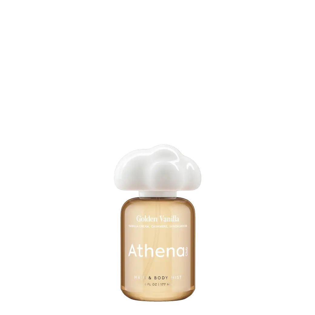 Golden Vanilla - Athena Club Hair & Body Mist | Fine Fragrance | Lightweight & Layerable | Long-Lasting Wear | Dual-Purpose for Hair + Body