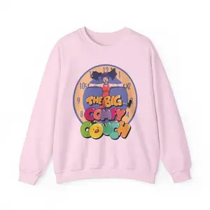 The Big Comfy Couch Loonette Clock Rug Stretch Retro TV Unisex Heavy Blend?Crewneck Sweatshirt